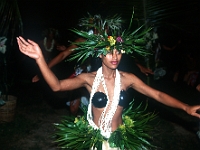 Bora Bora, Tamouré im Hotel "Moana Beach" : Tänzerin